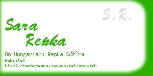 sara repka business card